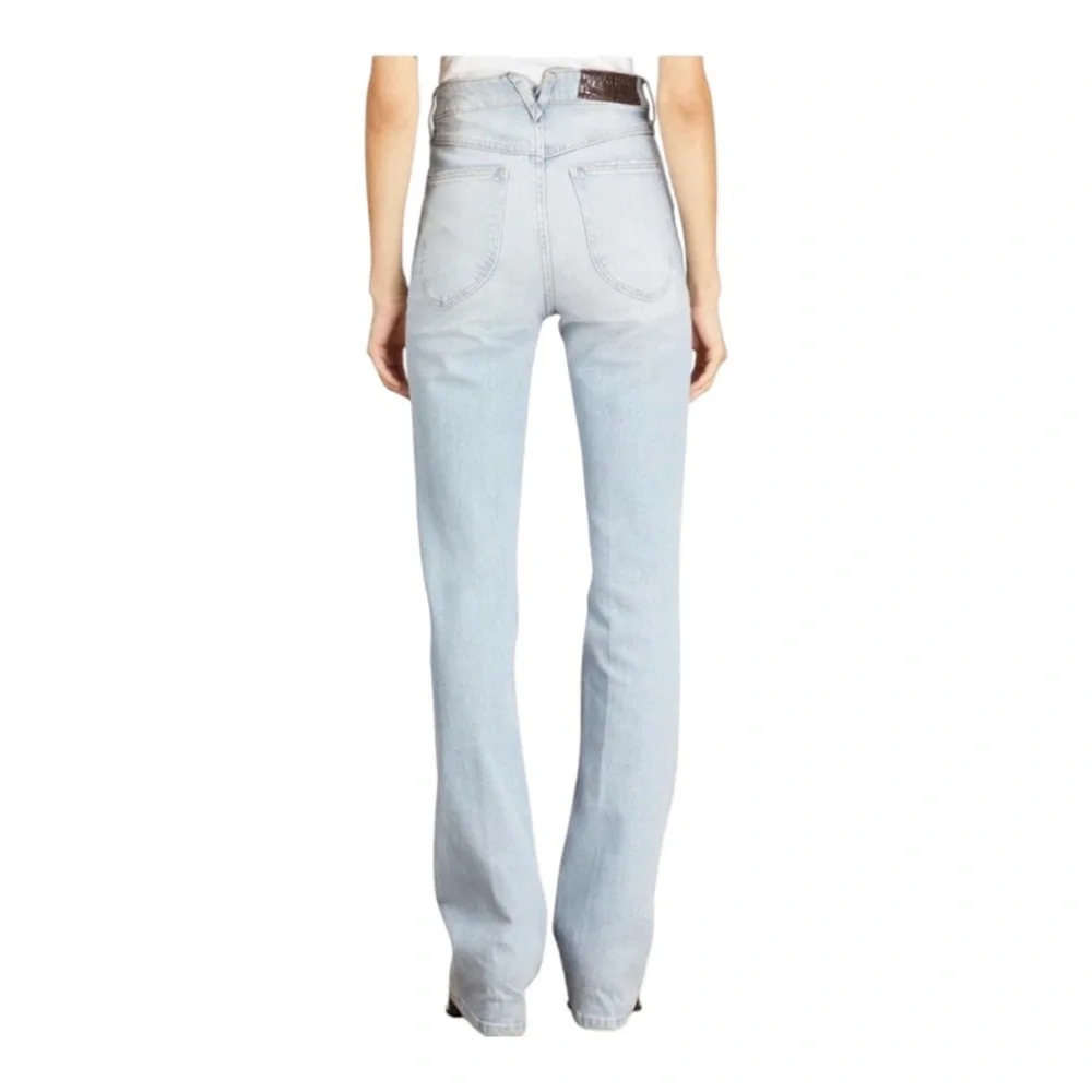 SPRWMN Francoise Light Wash Micro Flare Slim Fit High Rise Jeans Women's 26